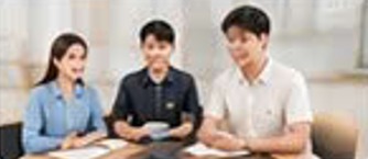 Học viên luyện nói theo cặp